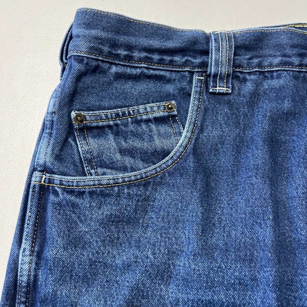 Vintage Willie Esco Duns Jeans Mens 38x34 Blue Pants Baggy Loose 90s Y2K Hip Hop - Picture 5 of 16